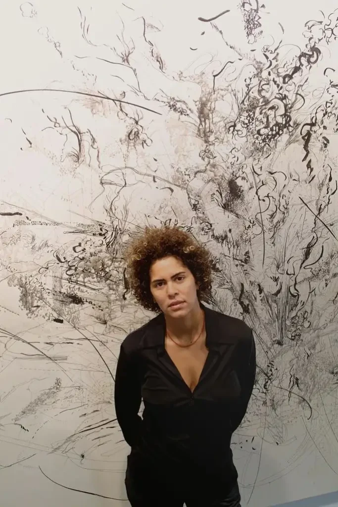 She is a famous artist, Julie Mehretu.