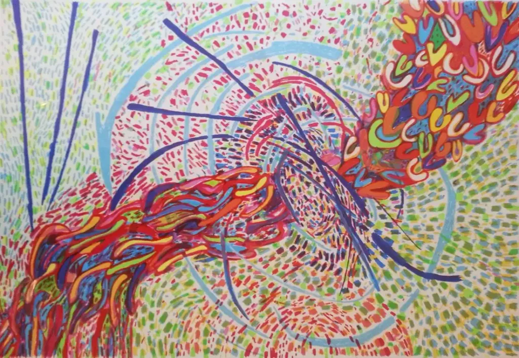 Art by black artist Mildred Thompson (1936–2003)