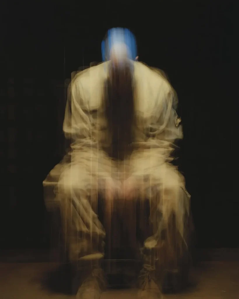 Experimental AI artwork showing multiple styles merged into one piece