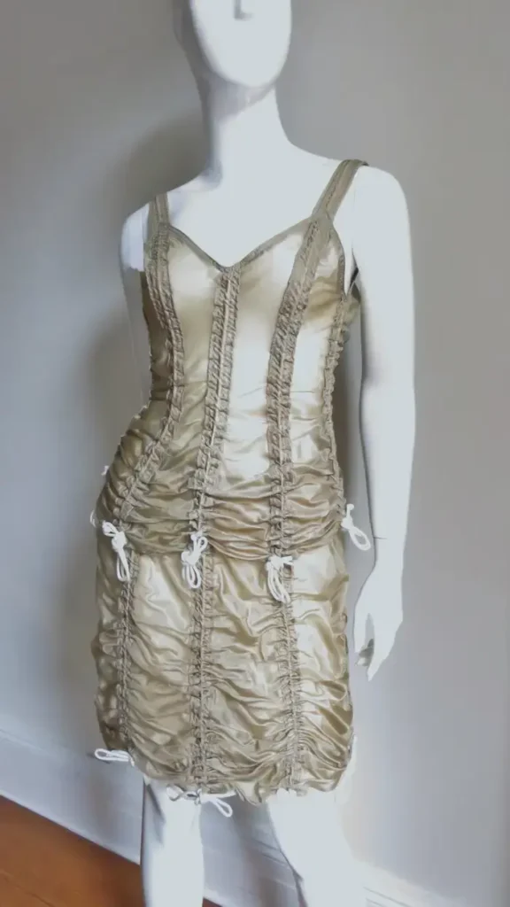 Norma Kamali and ai collab fashion dress.
