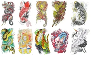 Ten different types of Japanese yakuza tattoo