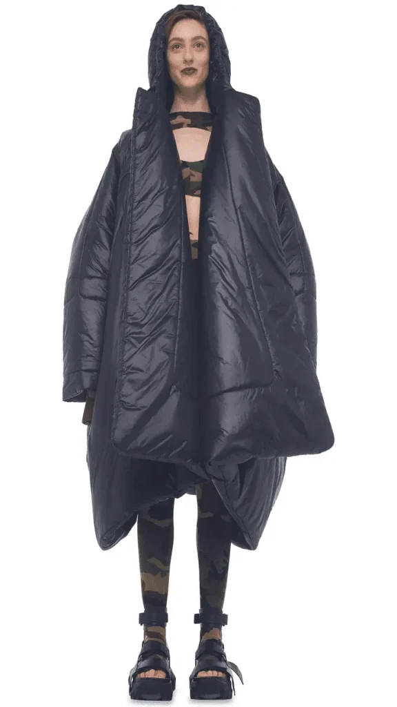 Sleeping bag coat of Norma Kamali