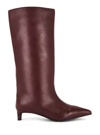 Burgundy boots