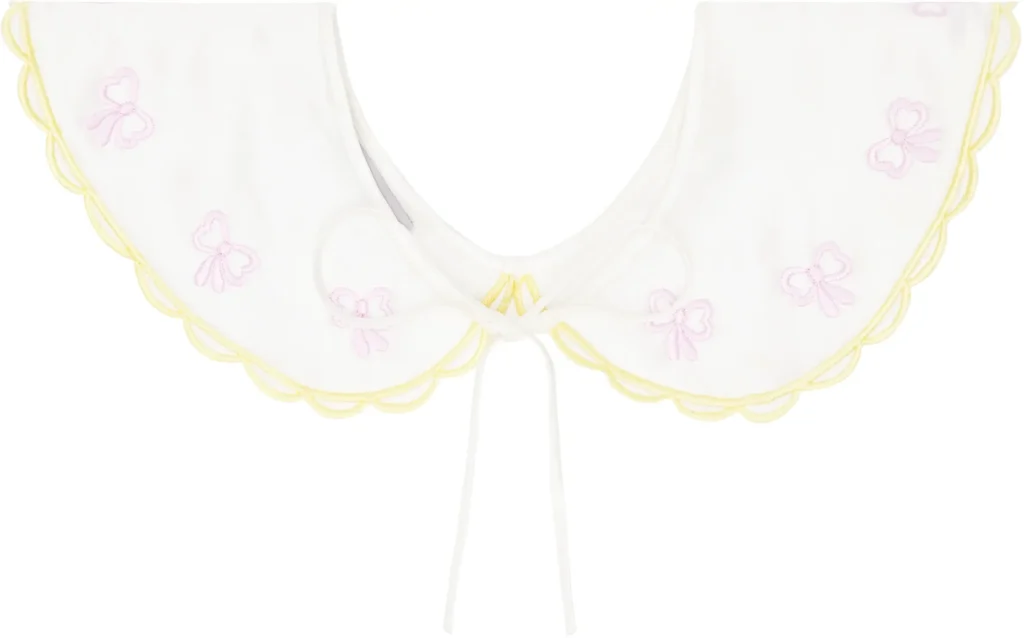 Peter Pan Collar shirt on flat surface