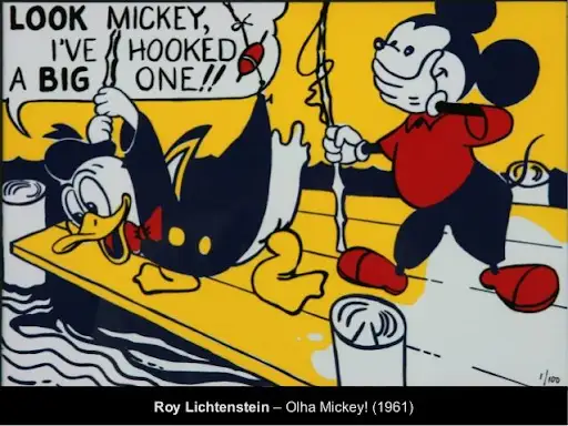 Roy Lichtenstein artwork name' olha mickey 1961