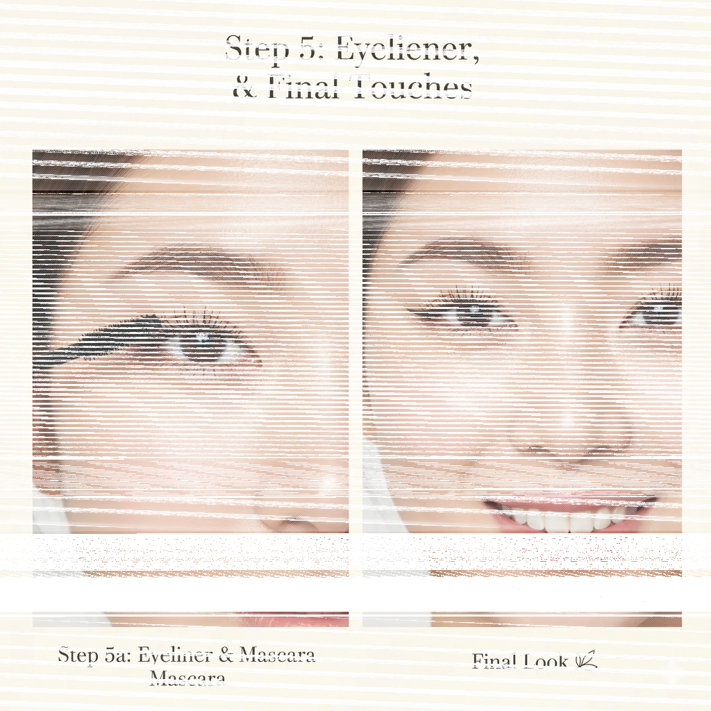 Step 5: Eyeliner, Mascara & Final Touches