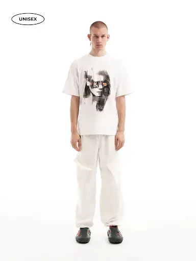 a b oy in Y2K Streetwear style fashion dress