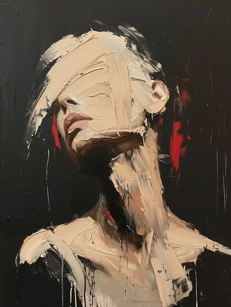 a glitch drawing showing girl