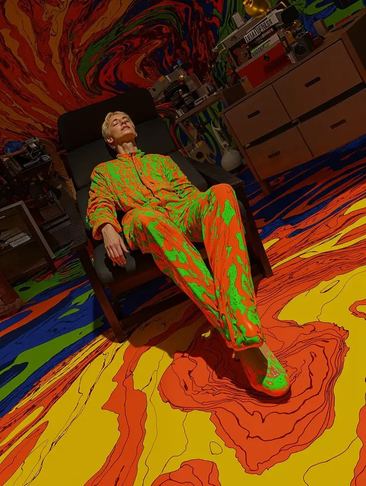 Glitch Art In fashion look