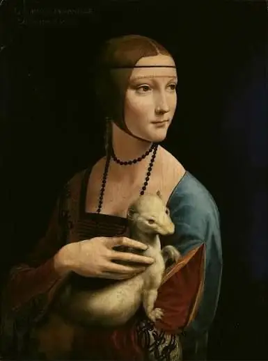Lady With An Ermine artwork By Leonardo Da Vinci