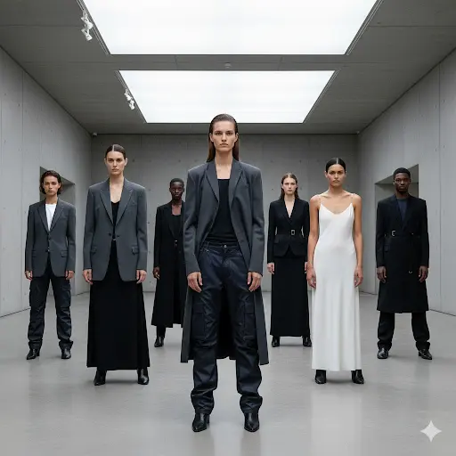 different girls and boys in different archive styles dresses