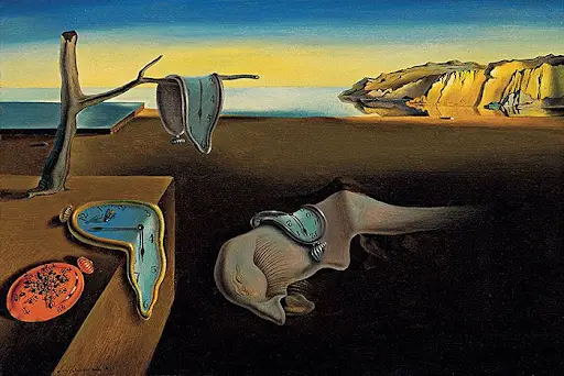 The Persistence Of Memory By Salvador Dalí