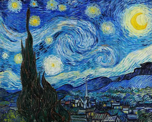 The Starry Night By Vincent Van Gogh artwork