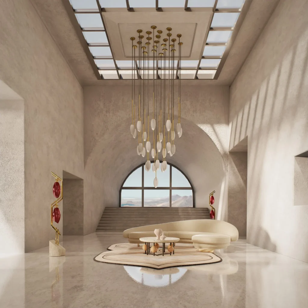 Statement Lighting & Layered Illumination in a room