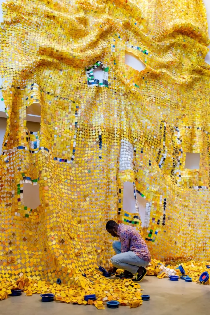 Serge Attukwei Clottey artwork