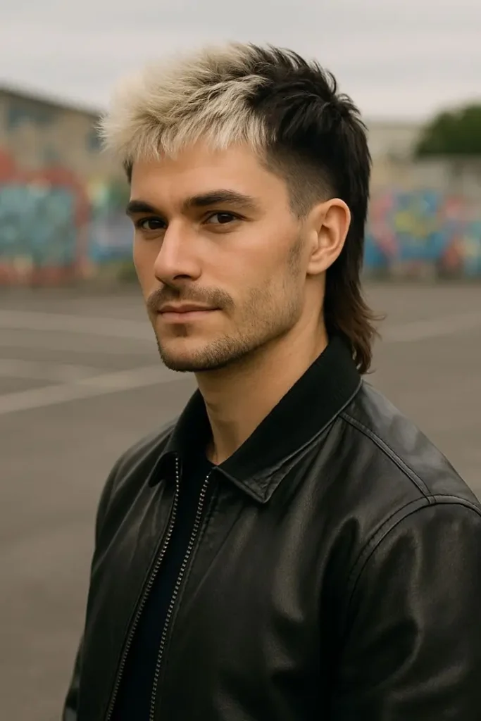 a boy fade mullet hair style