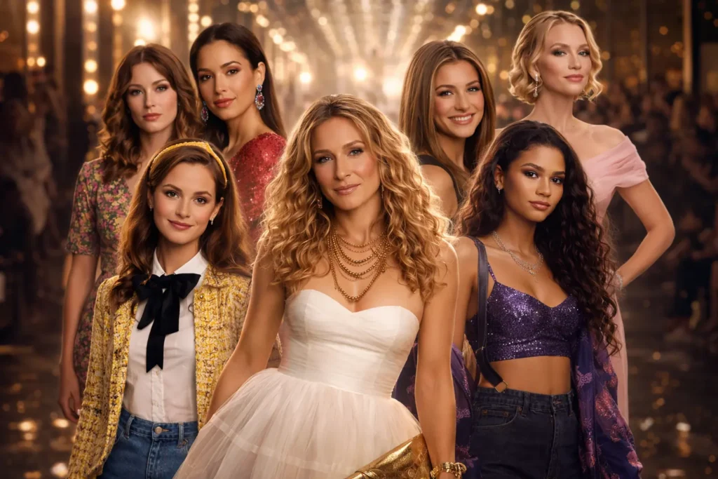 Best Fashionable TV Shows models with fashionable dresses