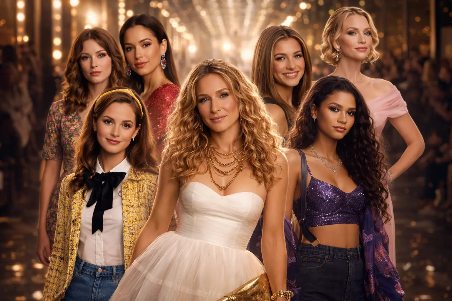 Best Fashionable TV Shows models with fashionable dresses