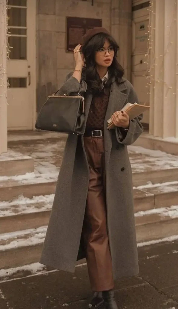 a girl in old acedemic dressing