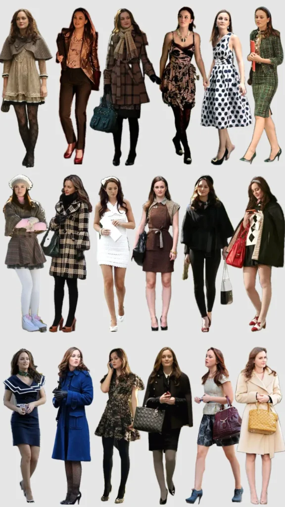 Gossip Girl fashionable series dresses on different girls