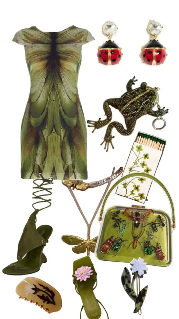 Wilderkind dresses, shoes, bags, and jewelry