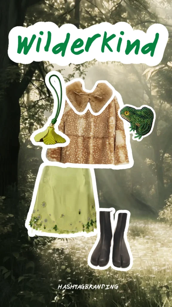 Wilderkind dresses, shoes, bags, and jewelry