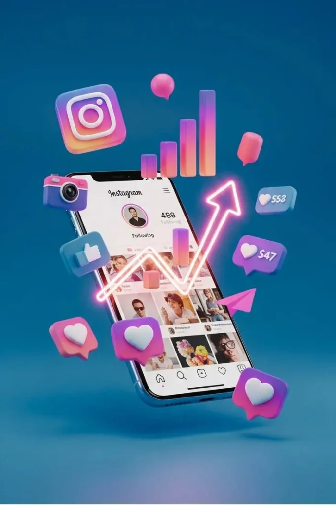 a phone with apps logos