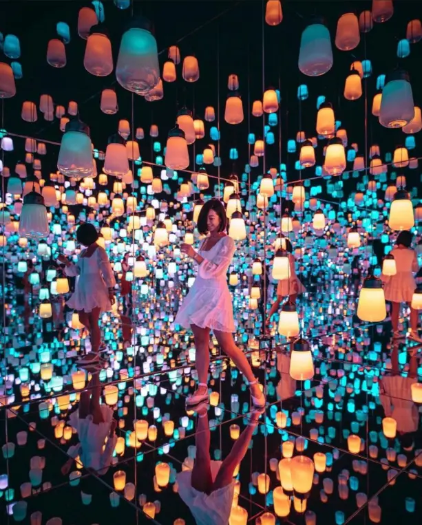 peoples in a immersive Sensory Exhibitions