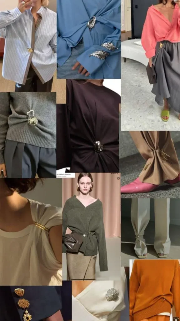 brooch trend different looks