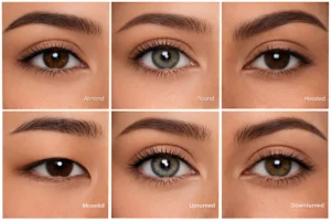 6 different eyes shapes