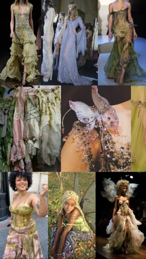 digfferent styles of fairycore