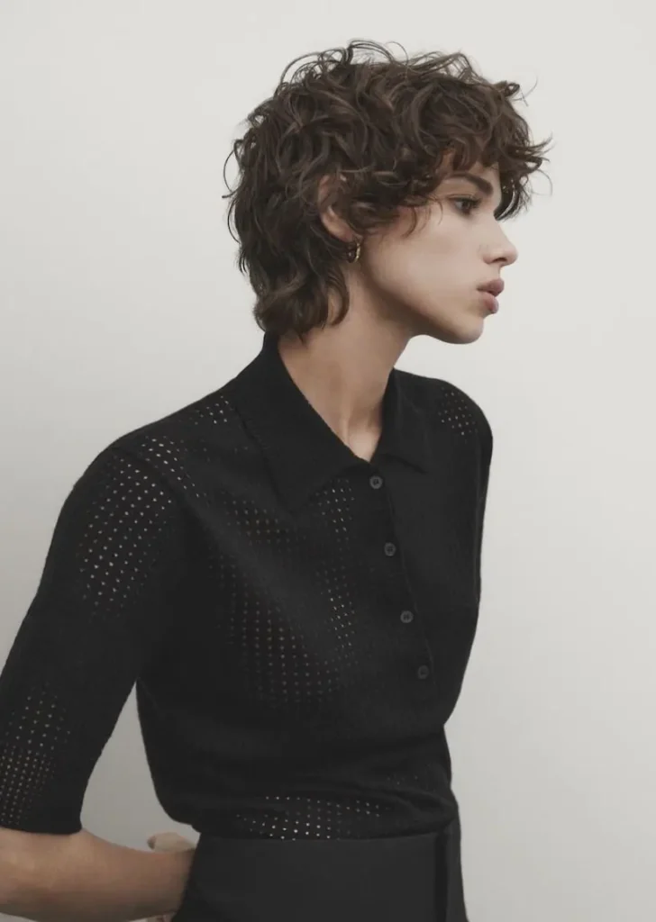 a boy with Shaggy Bixie Cut