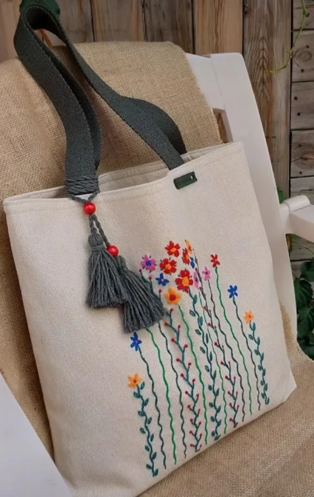 hand embroided bag