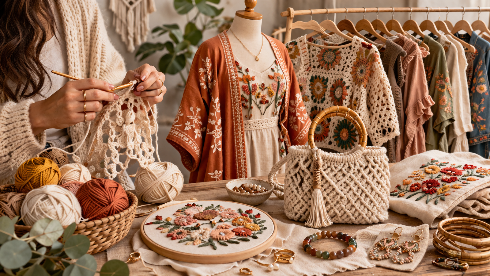 handcrafted fashion handcraft jewelry , dresses bag etc