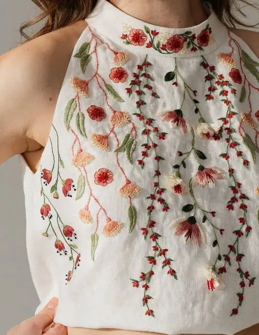 embroided dress