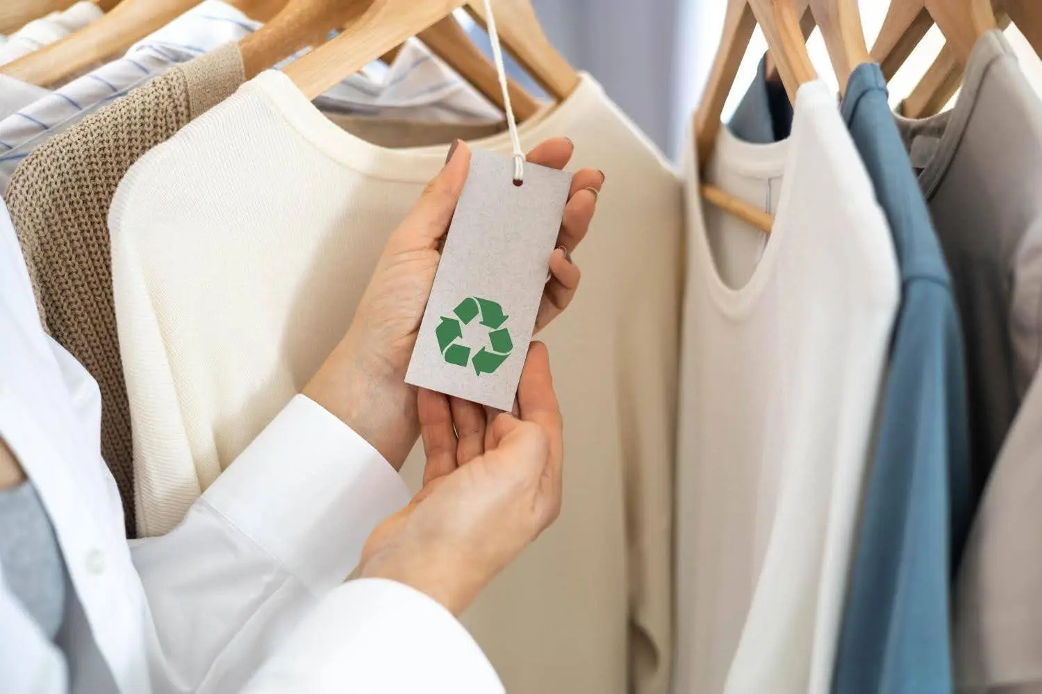 Resale and sustainable clothing illustrating the rise of circular fashion trends