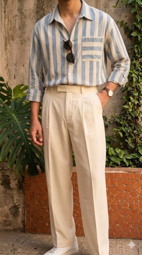 a man in Scandinavian Minimalist Style
