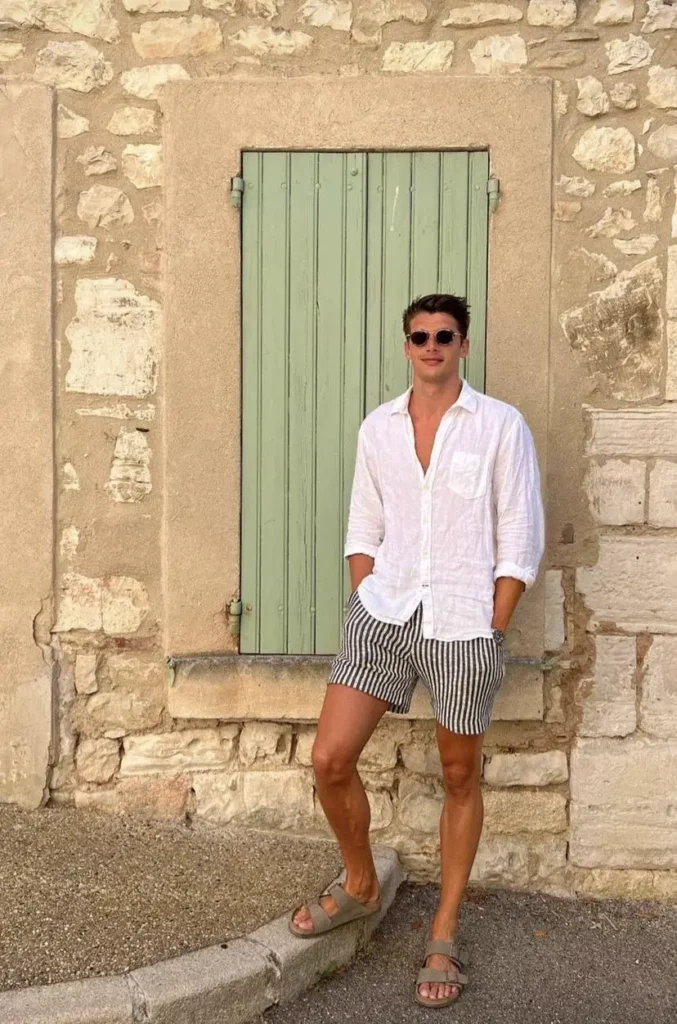 a man showing Mediterranean Summer Style