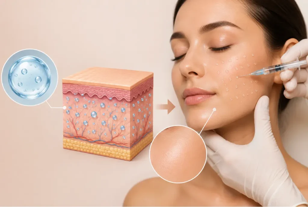a girl seoul skin booster treatment