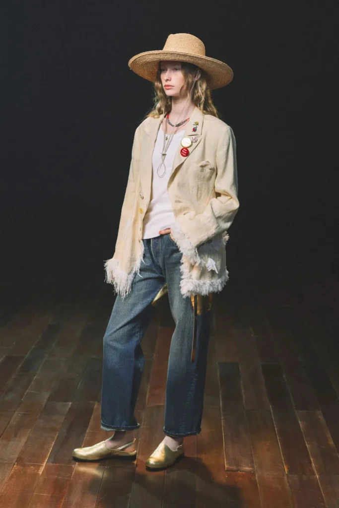 a model showing undercover spring collection