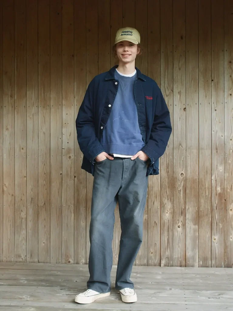 a man in Visvim brand dressing look