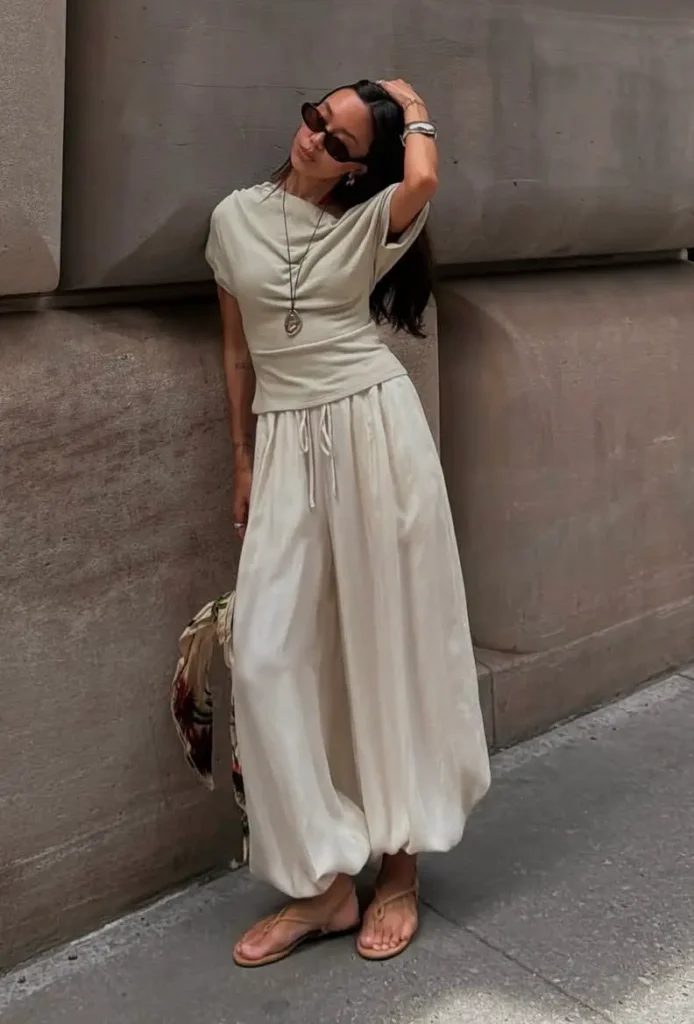 a girl wearing simple outfit