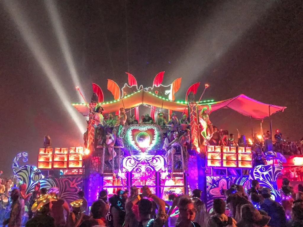 burning man music concert look