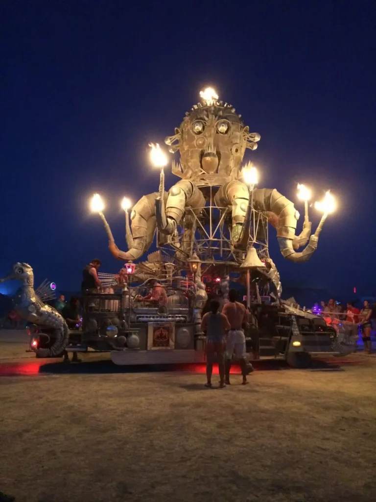 burning man festival art