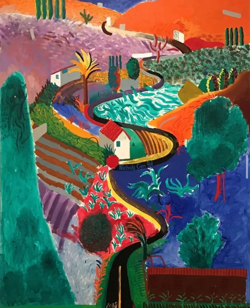 Nichols Canyon (1980 ) David Hockney art