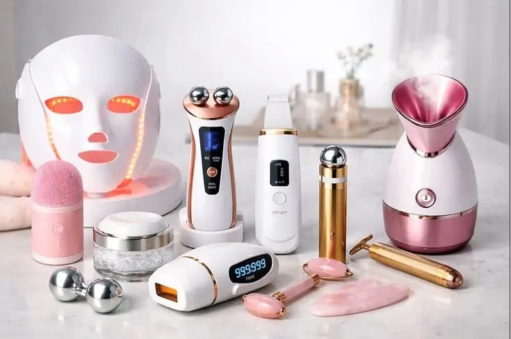 different beauty tech devices