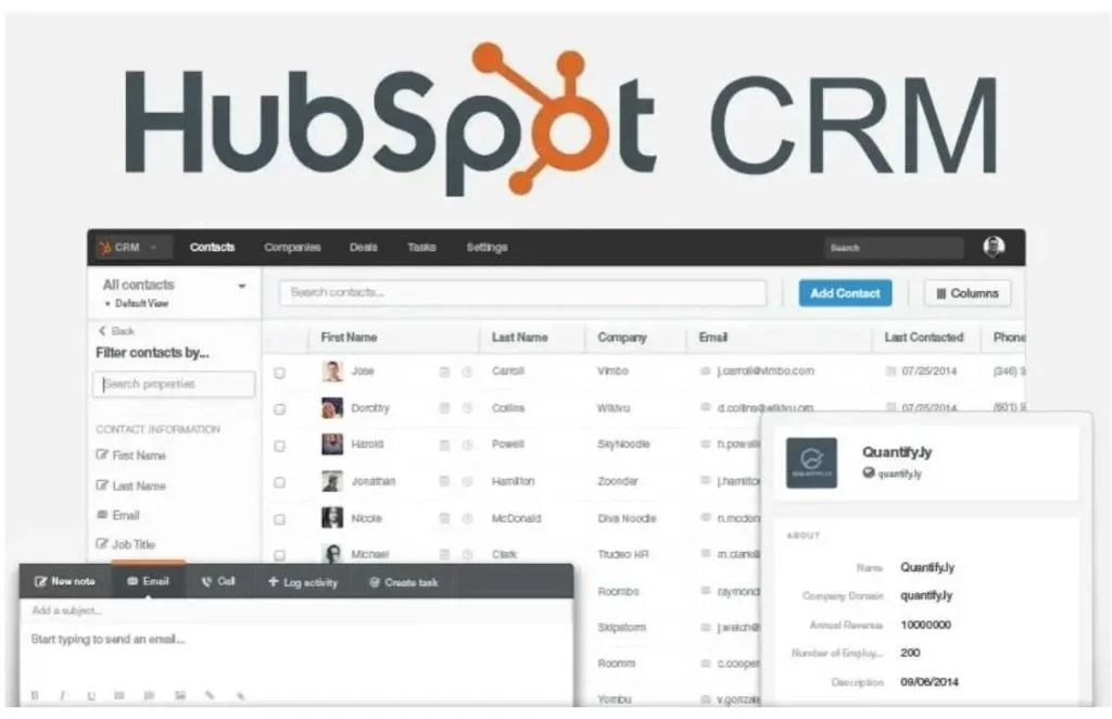 hubspot crm email marketing tool dashboard