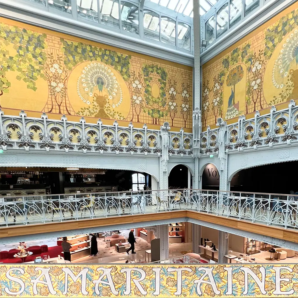 Art Nouveau in La Samaritaine Paris