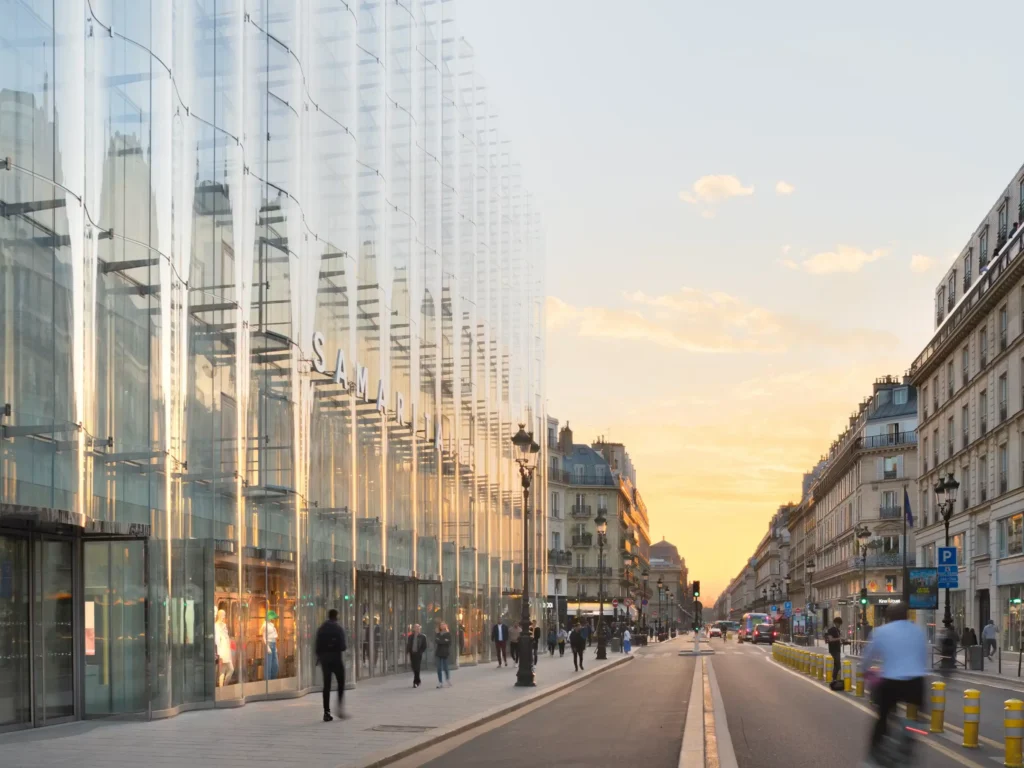 modern look of La Samaritaine Paris