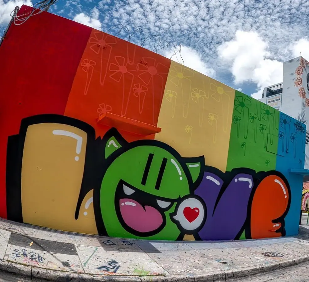 Bushwick Collective Street Art by Cristhian Saravia AKA Golden305
